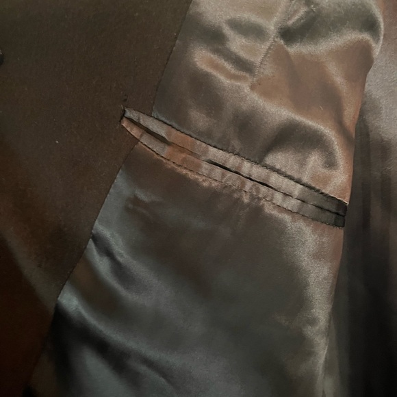 Continental Cashmere LTD NewYork Hand Tailored Duster Length Coat Med/LargeBrown - Picture 13 of 14